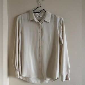 Uniqlo Off-White Button Down Shirt